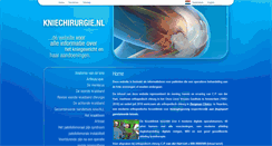 Desktop Screenshot of kniechirurgie.nl